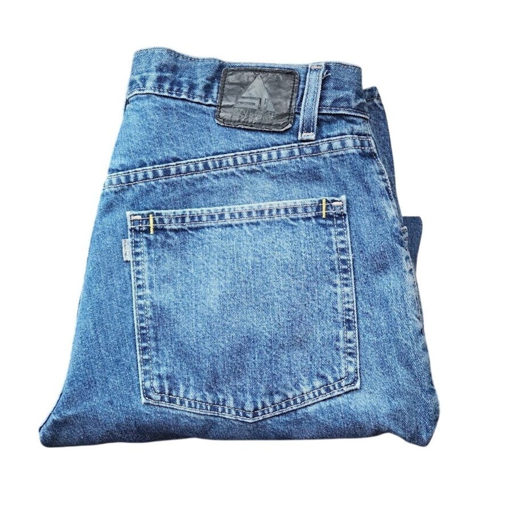 LEVIS VINTAGE Silver Tab Baggys 90's denim Made in USA size 34x30